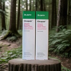 2X Dr.Jart+ Cicapair Sensitive Skin Face Moisturizer for Redness Barrier Repair